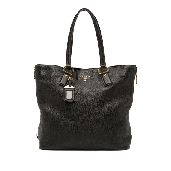 Pre-Loved Prada Vitello Daino Side Zip Tote - Picture 1 of 11